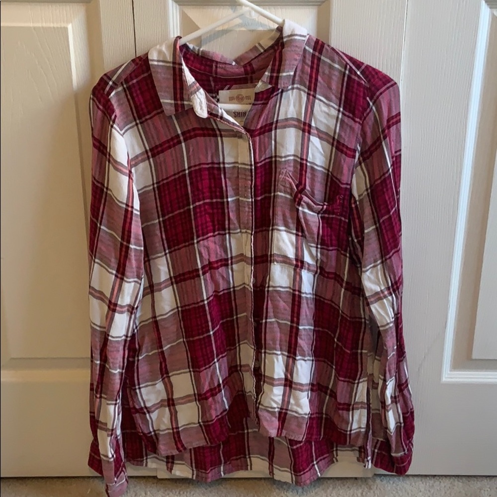 SO Pink Flannel “Perfect Shirt”